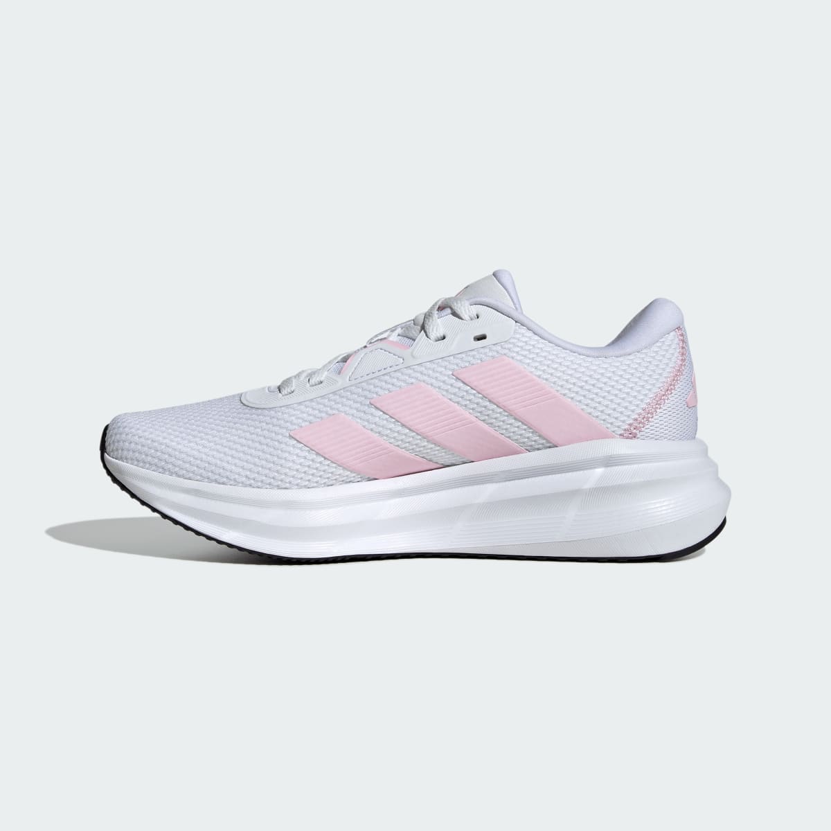 Adidas Women's Galaxy 7 Running Shoes - Cloud White / Clear Pink / Core Black - Image 7