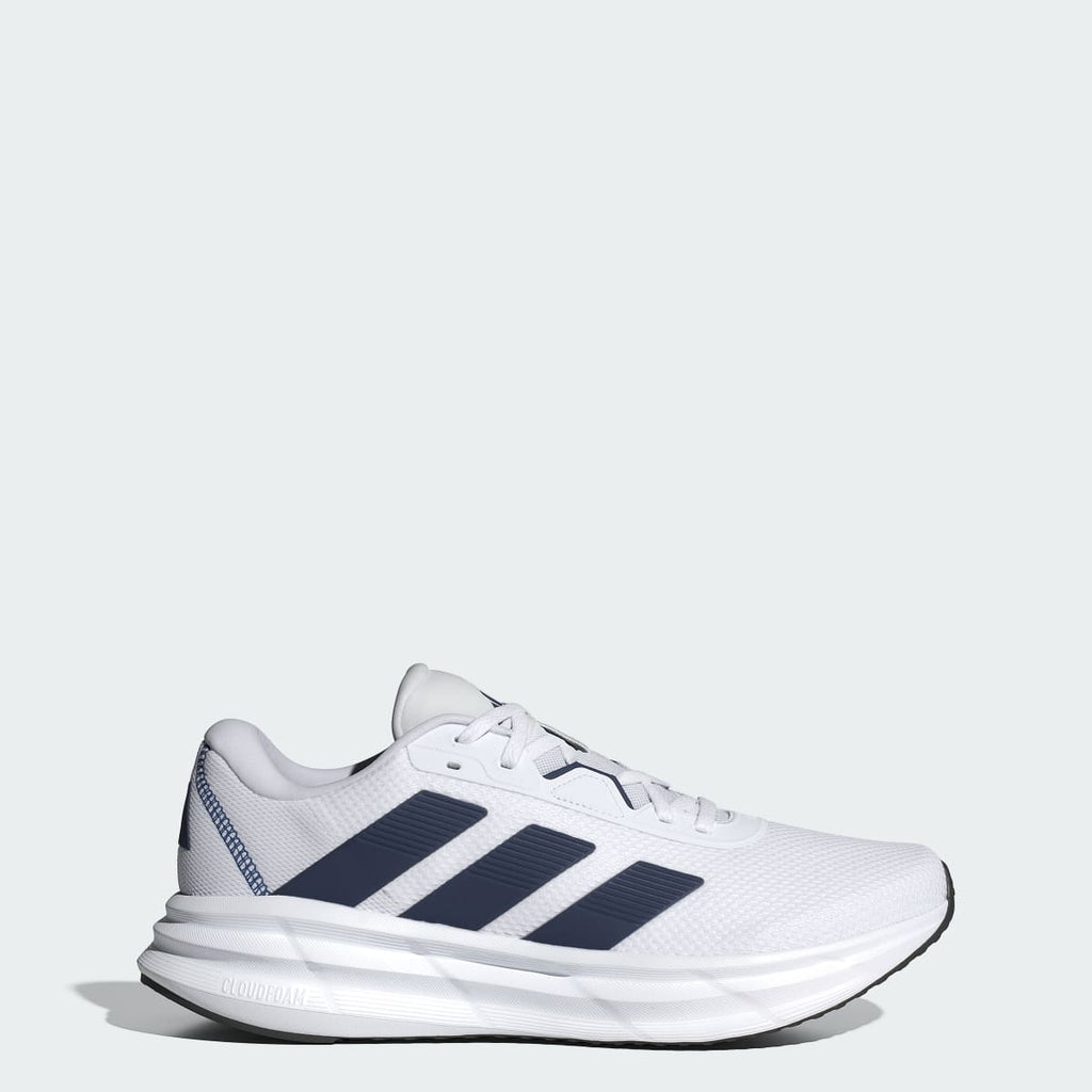 Adidas Men's Galaxy 7 Running Shoes - Cloud White / Dark Blue / Core Black - Image 1