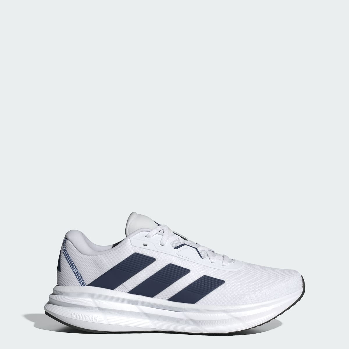Adidas Men's Galaxy 7 Running Shoes - Cloud White / Dark Blue / Core Black - Image 1