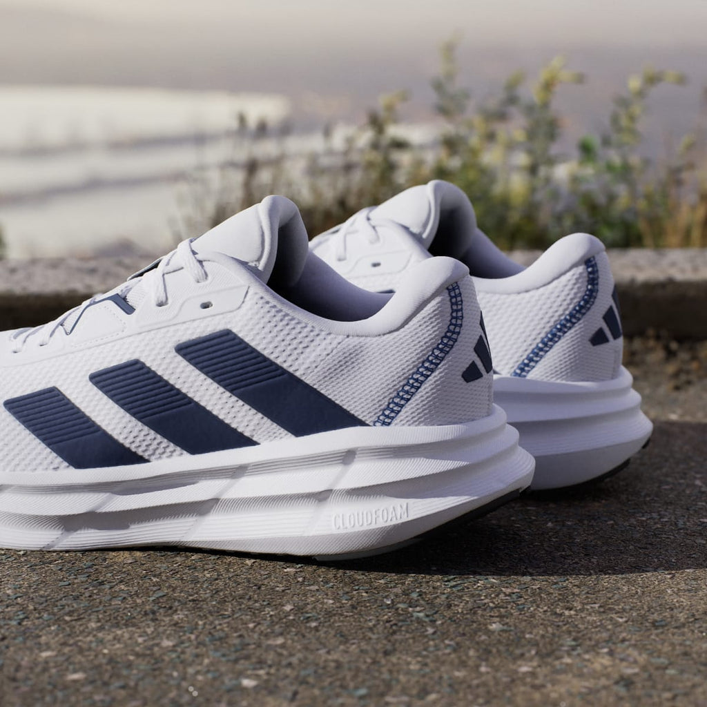 Adidas Men's Galaxy 7 Running Shoes - Cloud White / Dark Blue / Core Black - Image 10