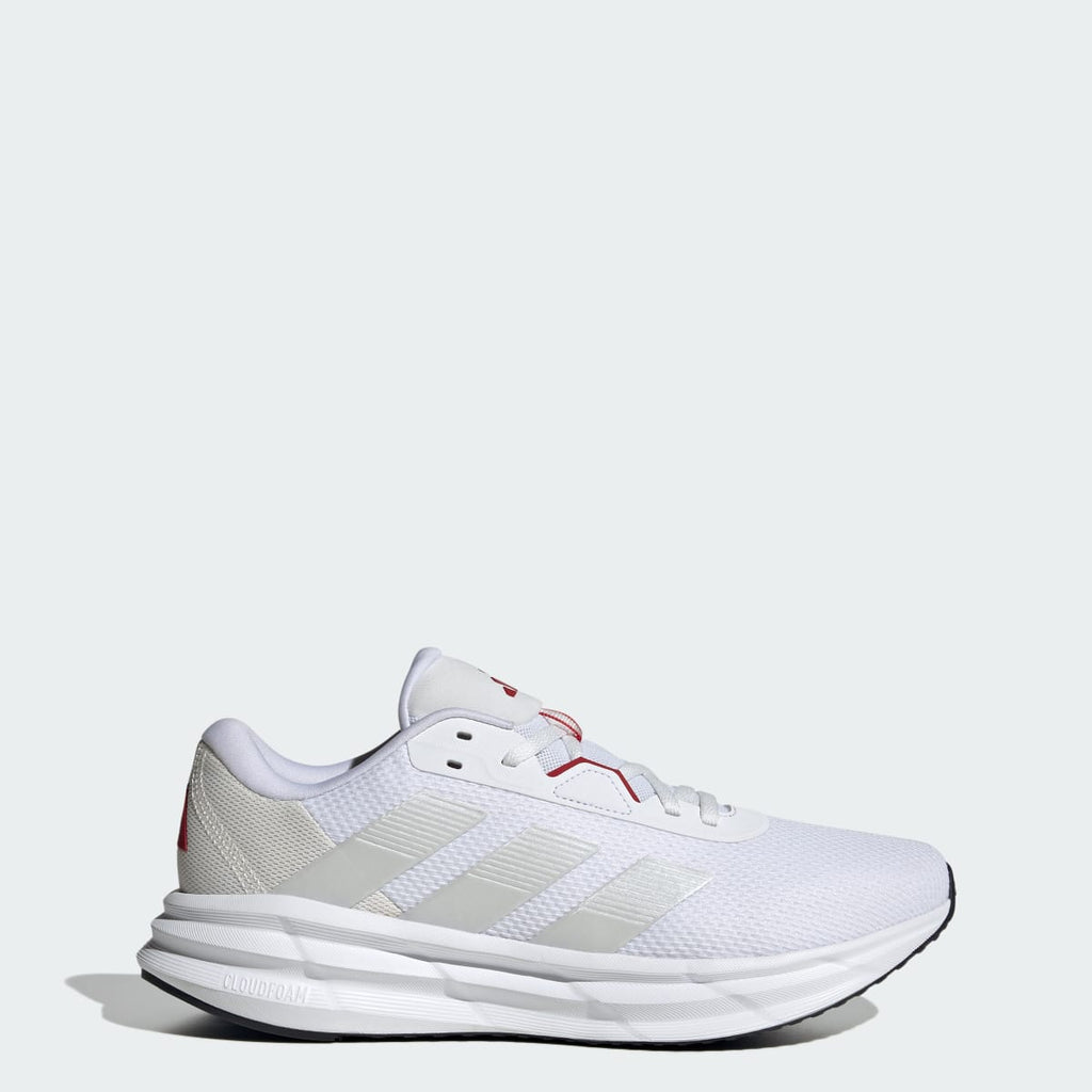 Adidas Men's Galaxy 7 Running Shoes - Cloud White / Grey One / Power Red - Image 1