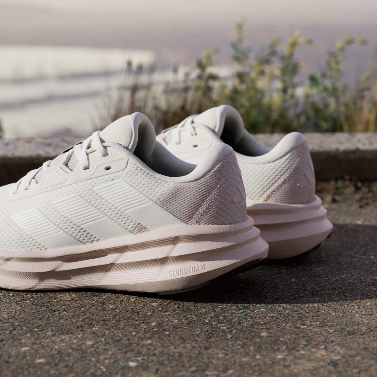 Adidas Women's Galaxy 7 Running Shoes - Off White / Core White / Putty Mauve - Image 10