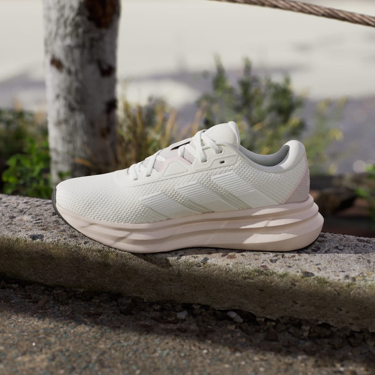 Adidas Women's Galaxy 7 Running Shoes - Off White / Core White / Putty Mauve - Image 7