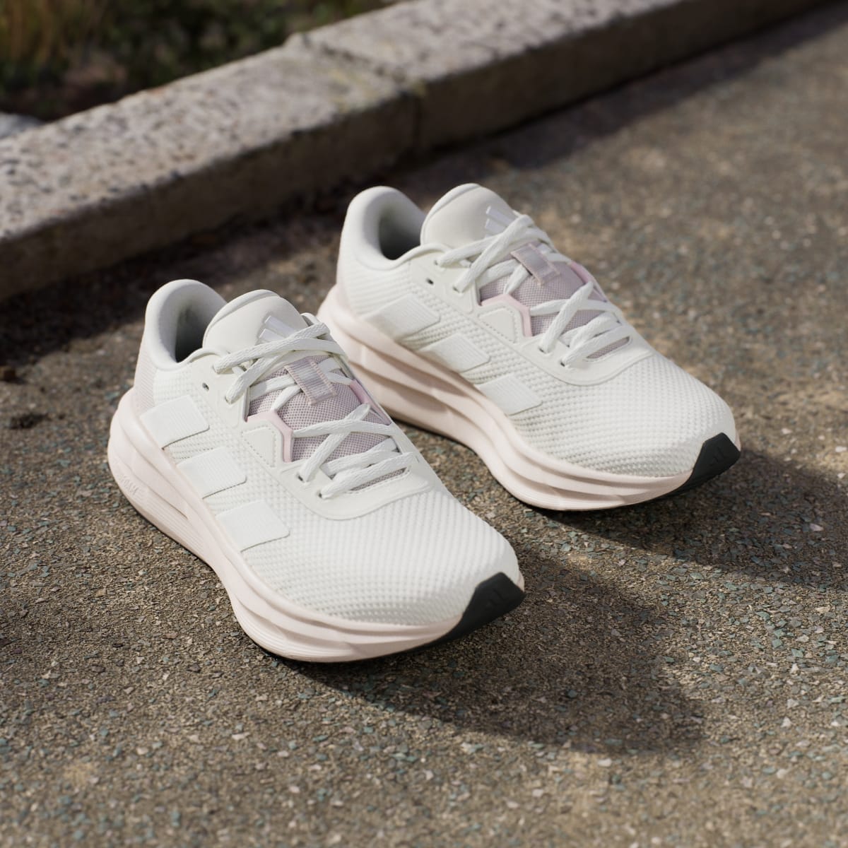 Adidas Women's Galaxy 7 Running Shoes - Off White / Core White / Putty Mauve - Image 8