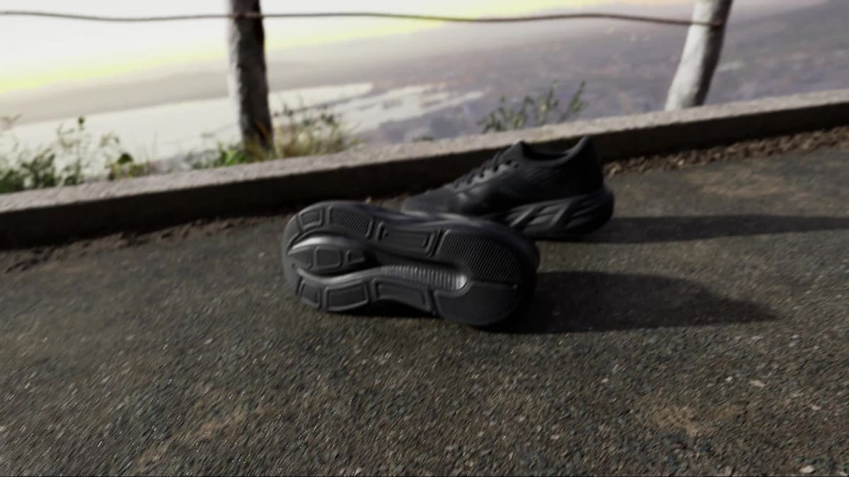 Adidas Kids' Galaxy 8 Junior Shoes - Core Black / Core Black / Core Black - Image 2