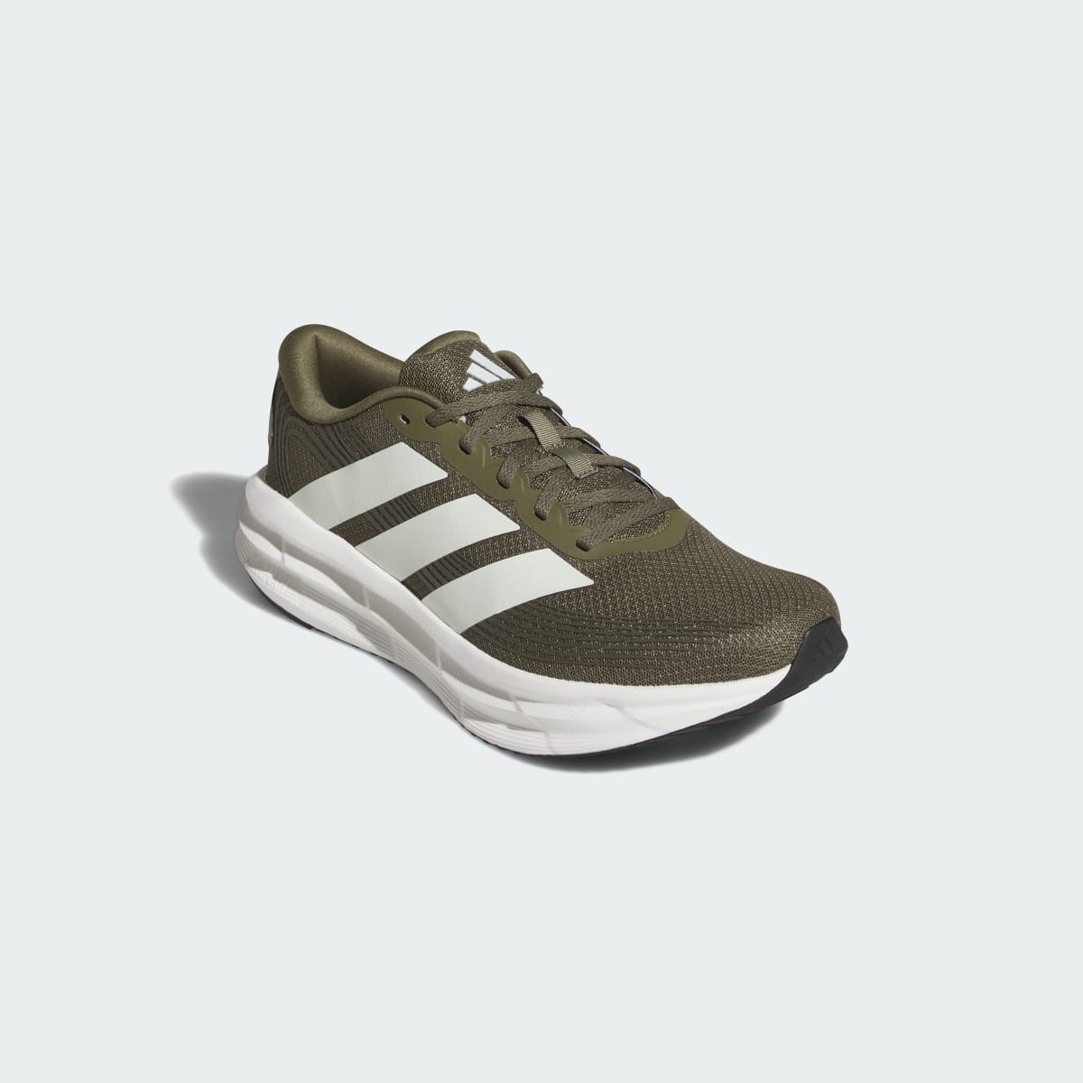 Adidas Men's Galaxy 8 Run - Olive Strata / White Tint / Night Cargo - Image 4