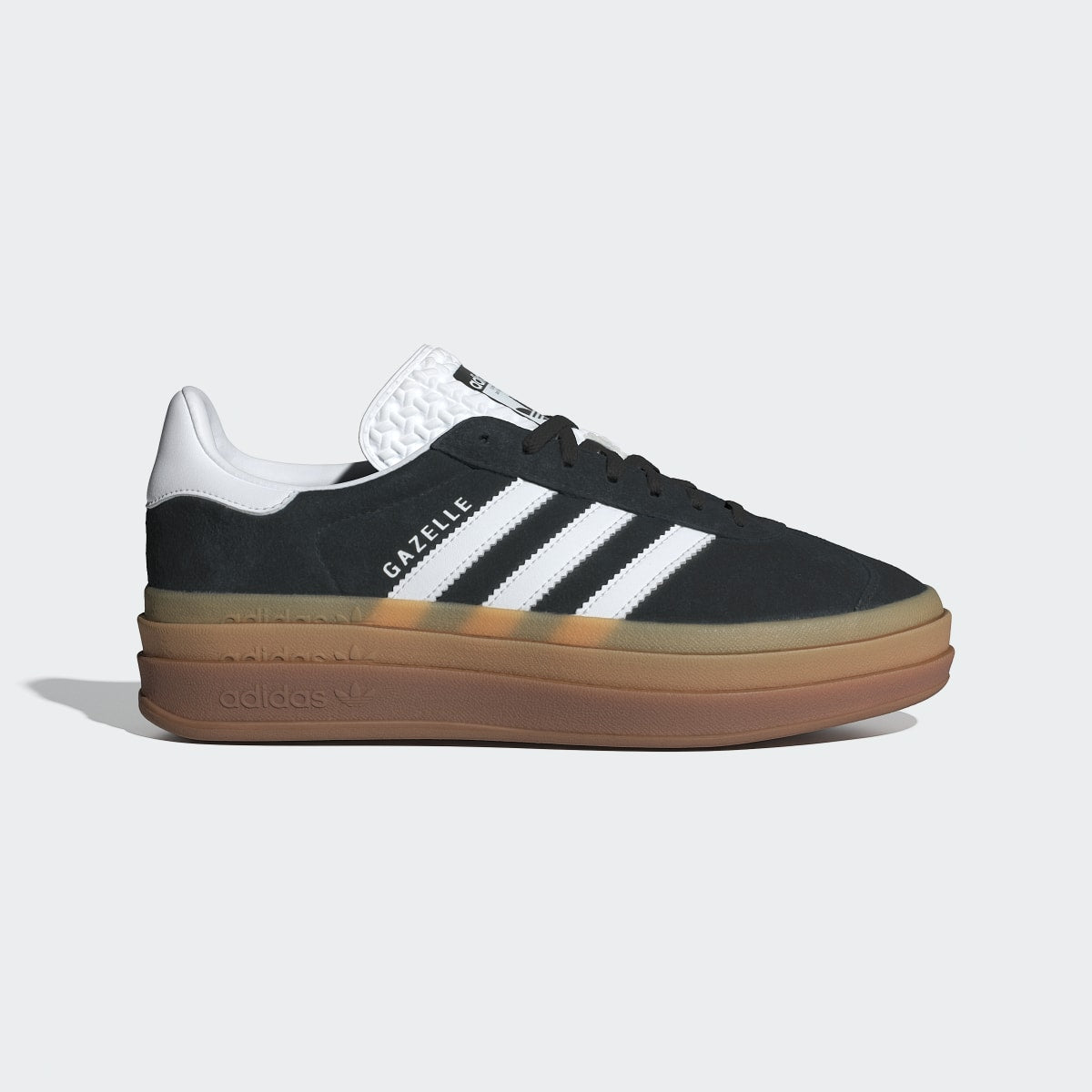 Adidas Women's Gazelle Bold Shoes - Core Black / Cloud White / Cloud White - Image 1