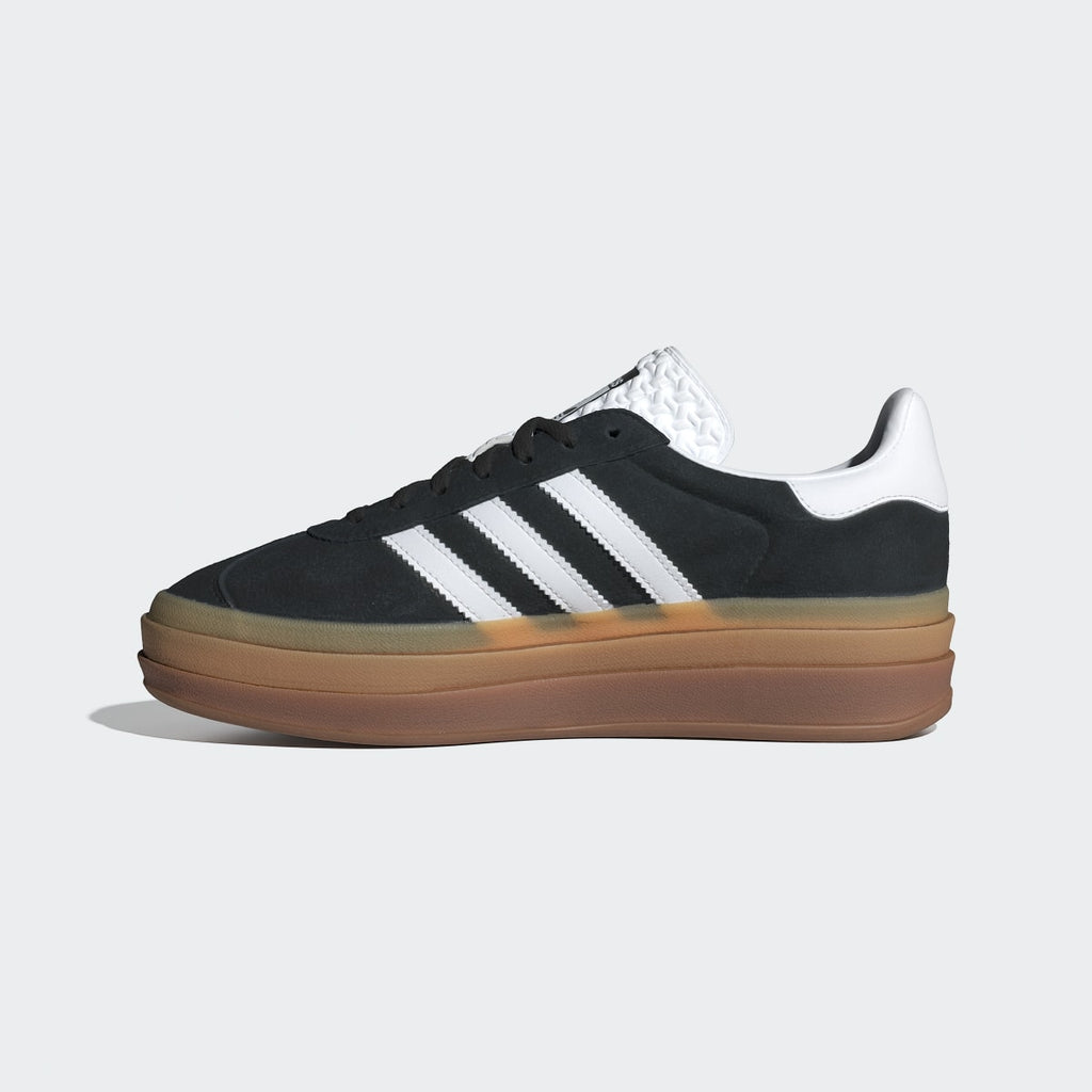 Adidas Women's Gazelle Bold Shoes - Core Black / Cloud White / Cloud White - Image 8