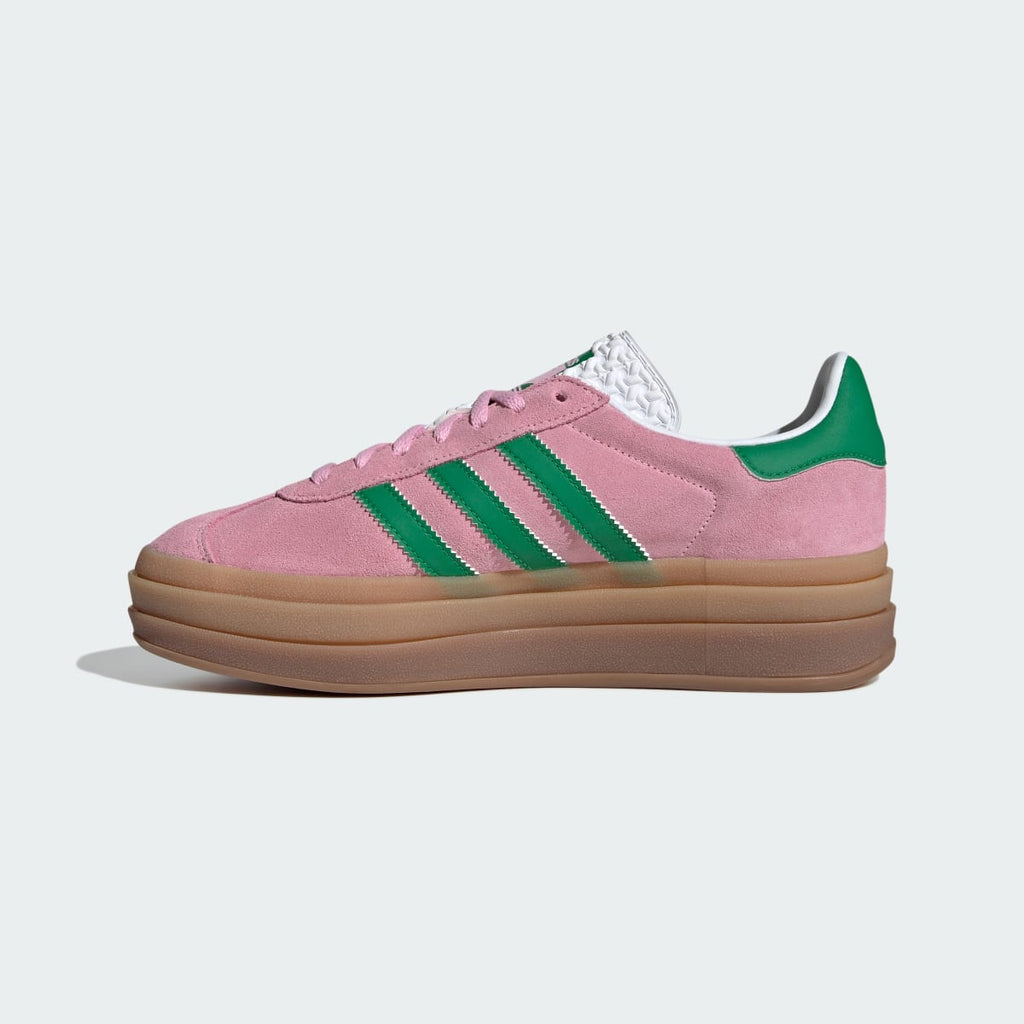 Adidas Women's Gazelle Bold Shoes - True Pink / Green / Cloud White - Image 9