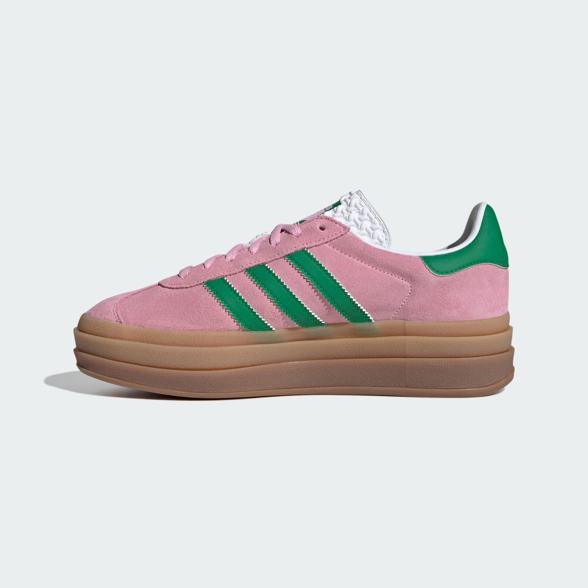 Adidas Women's Gazelle Bold Shoes - True Pink / Green / Cloud White - Image 9