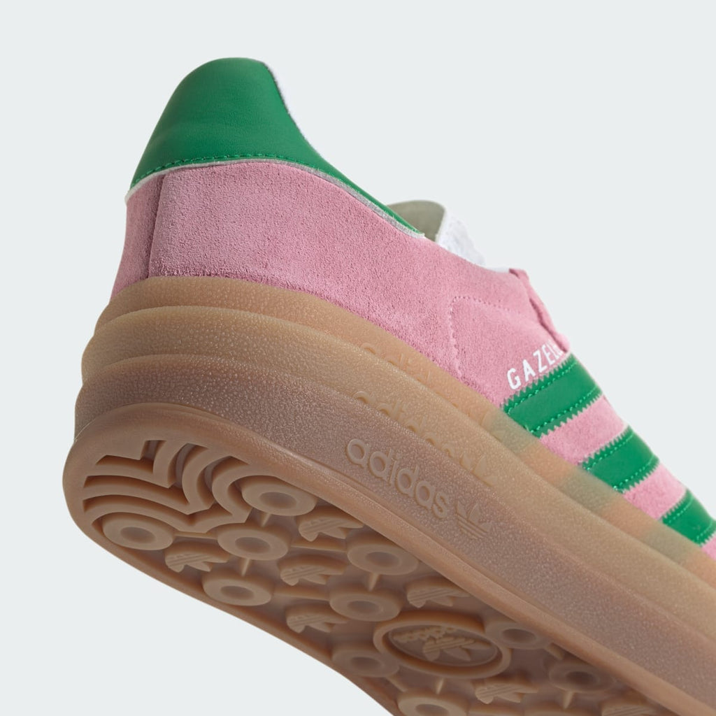 Adidas Women's Gazelle Bold Shoes - True Pink / Green / Cloud White - Image 11