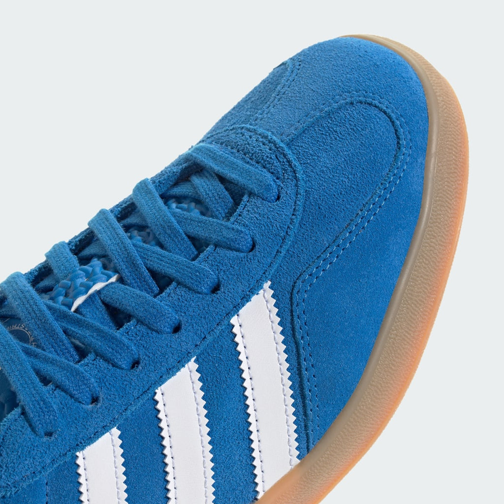 Adidas Men's Gazelle Indoor Shoes - Blue Bird / Cloud White / Gum - Image 11