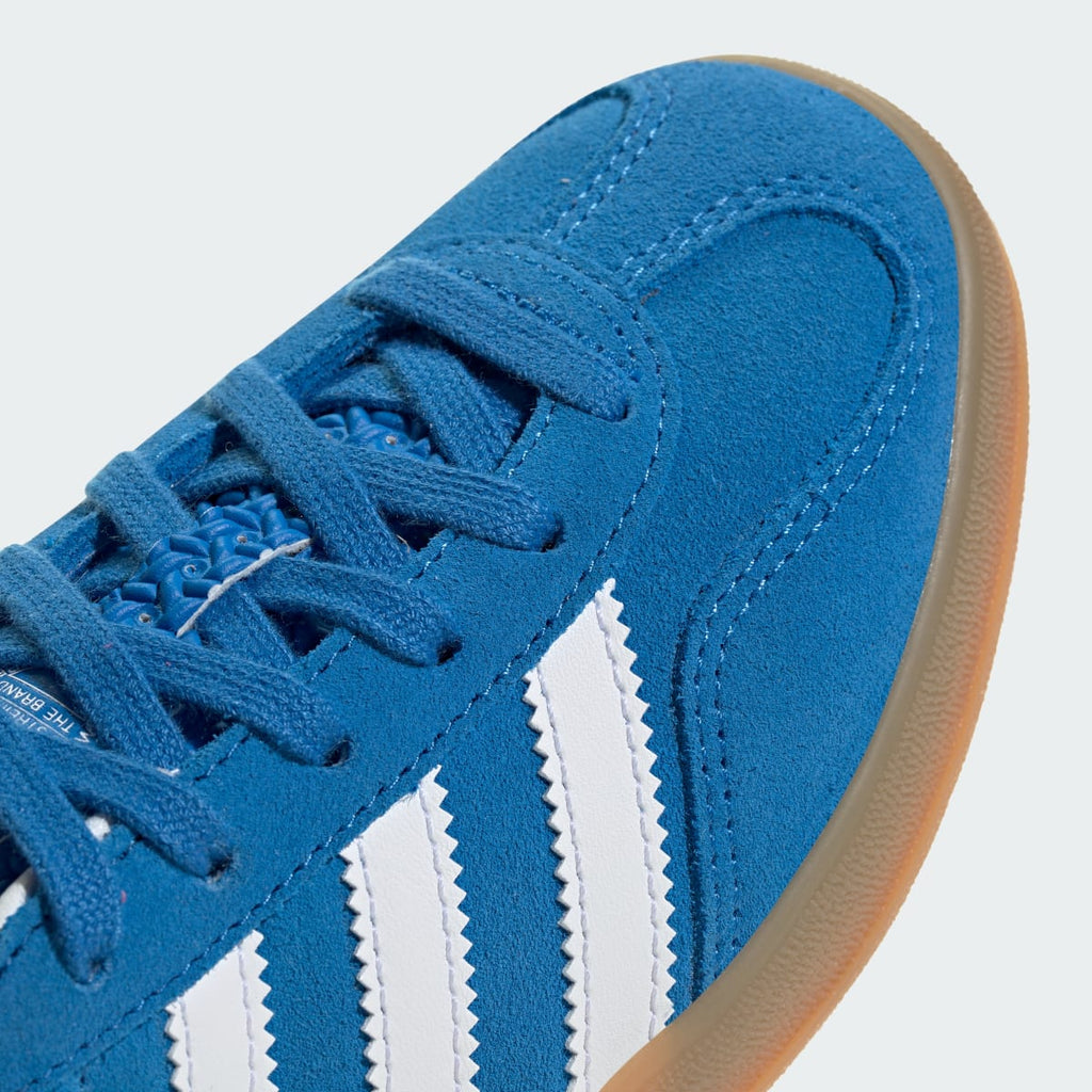 Adidas Kids' Gazelle Indoor Shoes Kids - Blue Bird / Cloud White / Gum - Image 9