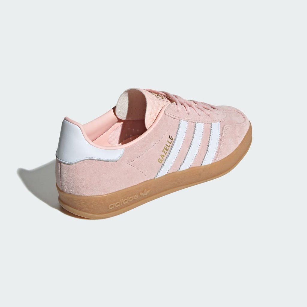 Adidas Women's Gazelle Indoor Shoes - Sandy Pink / Cloud White / Gum - Image 7