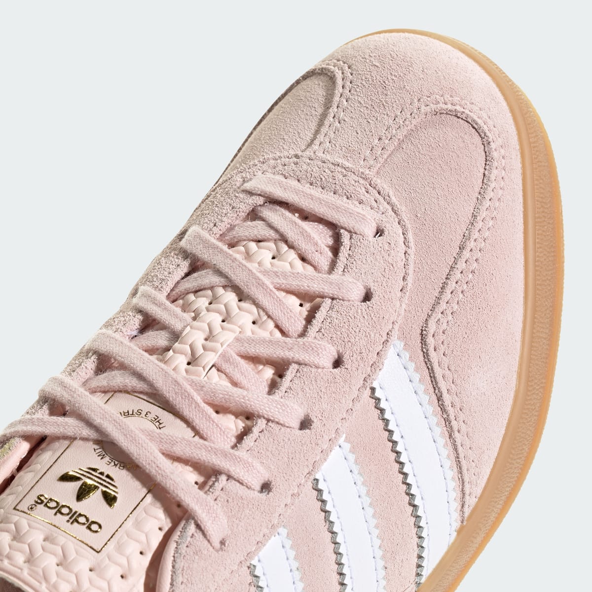 Adidas Women's Gazelle Indoor Shoes - Sandy Pink / Cloud White / Gum - Image 10