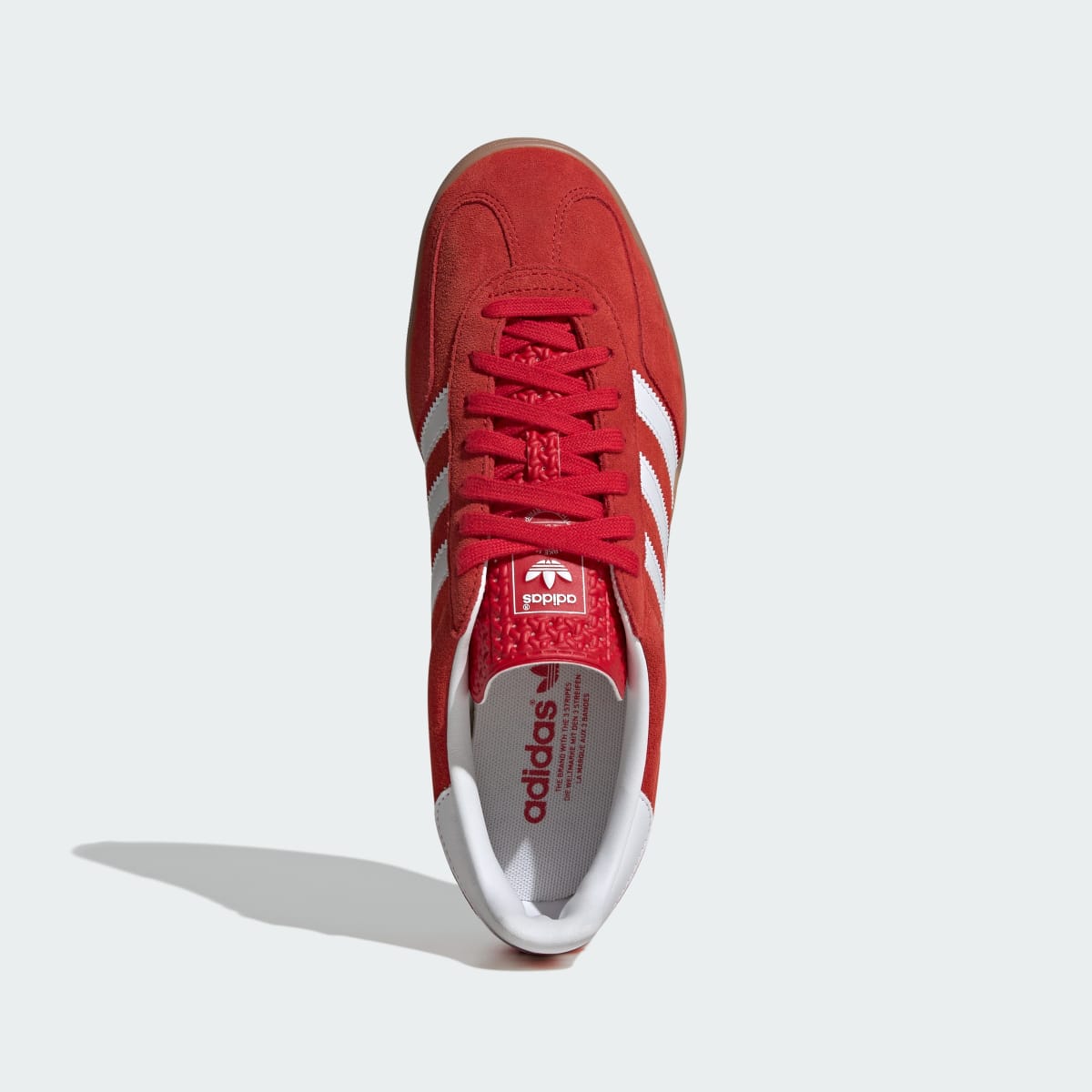 Adidas Women's Gazelle Indoor Shoes - Better Scarlet / Cloud White / Gum - Image 2