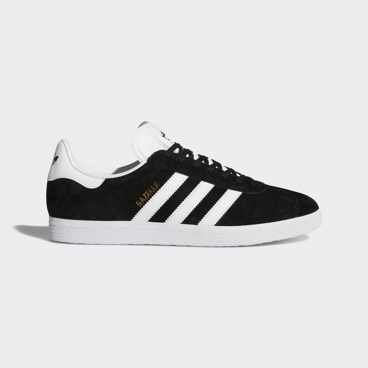 Adidas Women's Gazelle Shoes - Core Black / White / Gold Metallic - Image 1