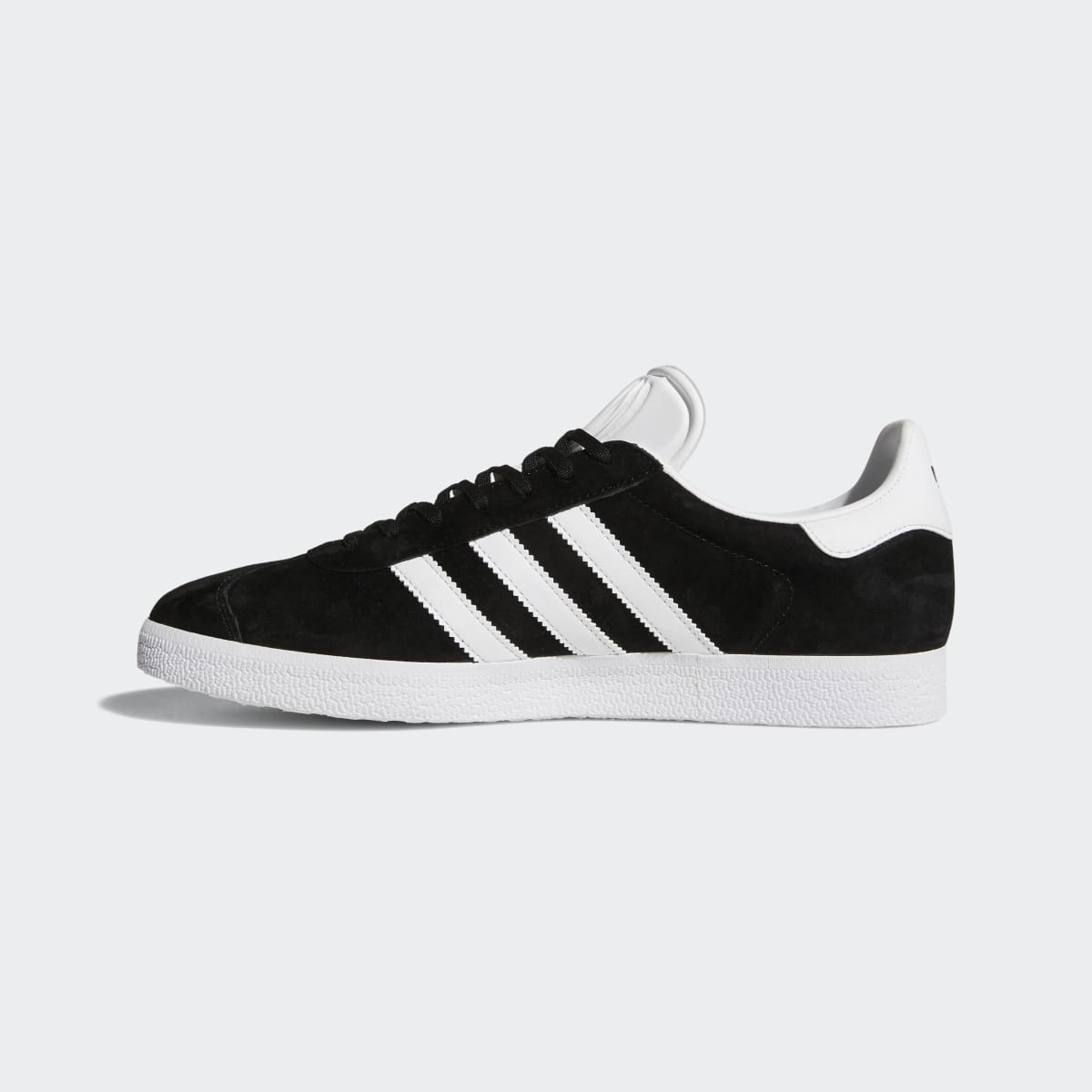 Adidas Men's Gazelle Shoes - Core Black / White / Gold Metallic - Image 8
