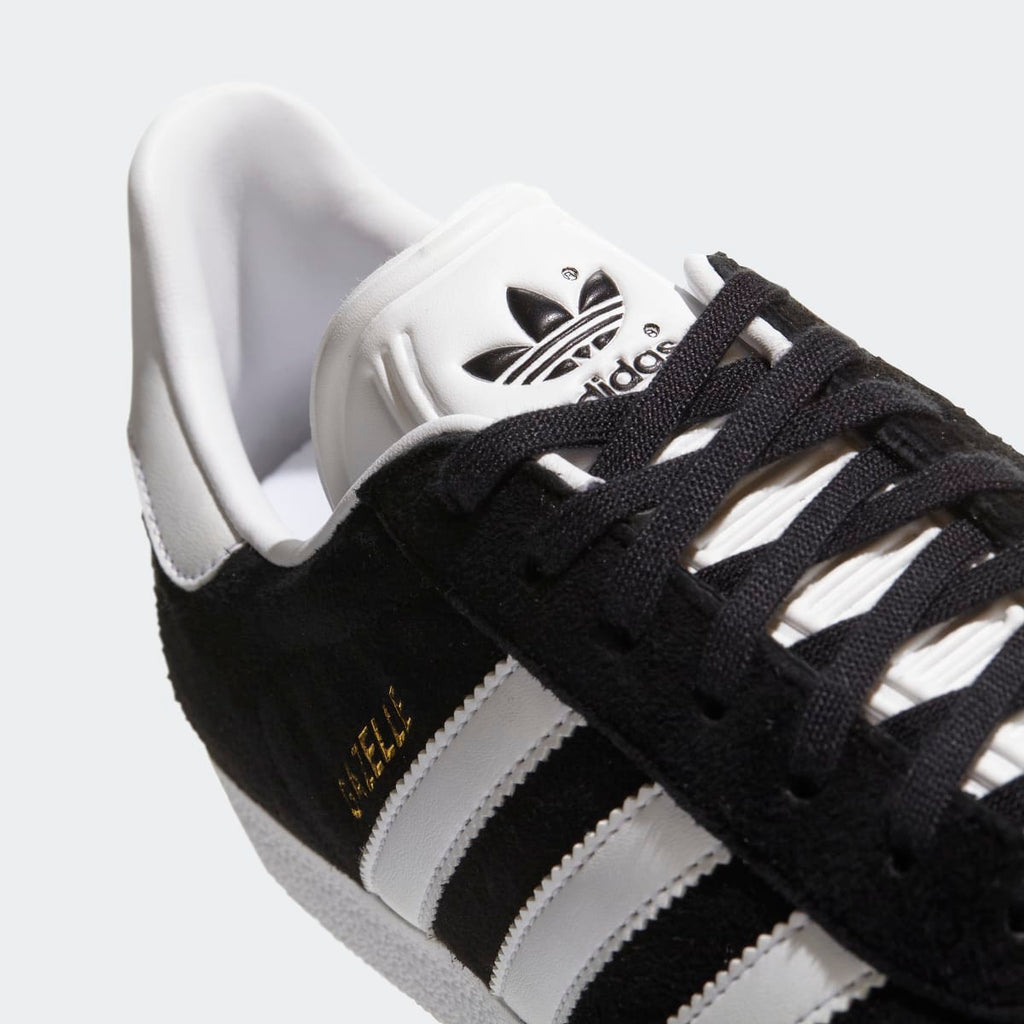 Adidas Women's Gazelle Shoes - Core Black / White / Gold Metallic - Image 10