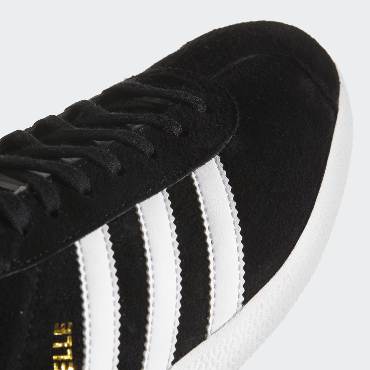 Adidas Women's Gazelle Shoes - Core Black / White / Gold Metallic - Image 11