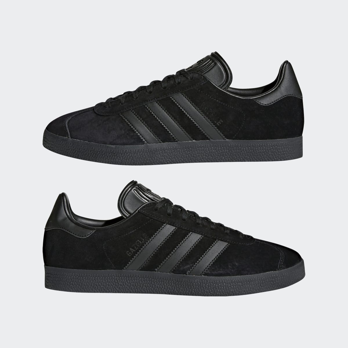 Adidas Men's Gazelle Shoes - Core Black / Core Black / Core Black - Image 9