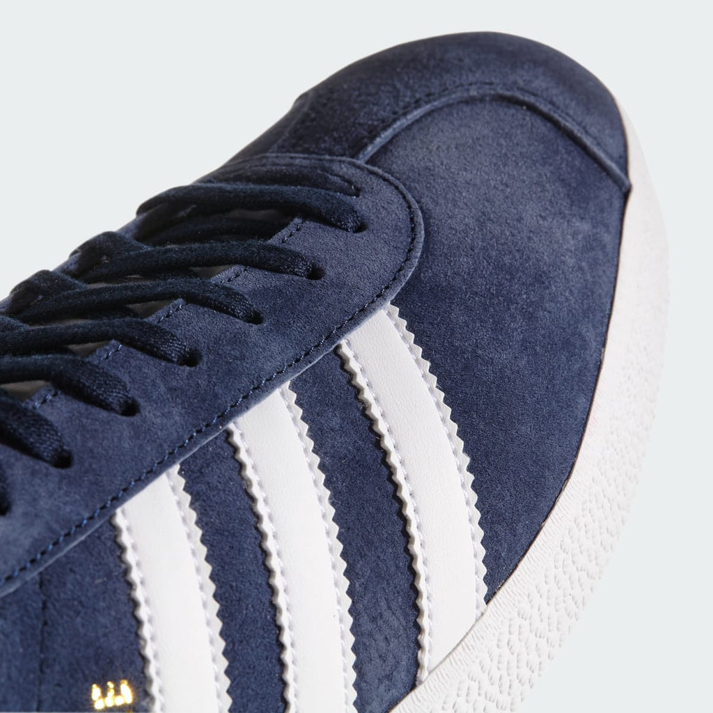 Adidas Women's Gazelle Shoes - Collegiate Navy / White / Gold Metallic - Image 10