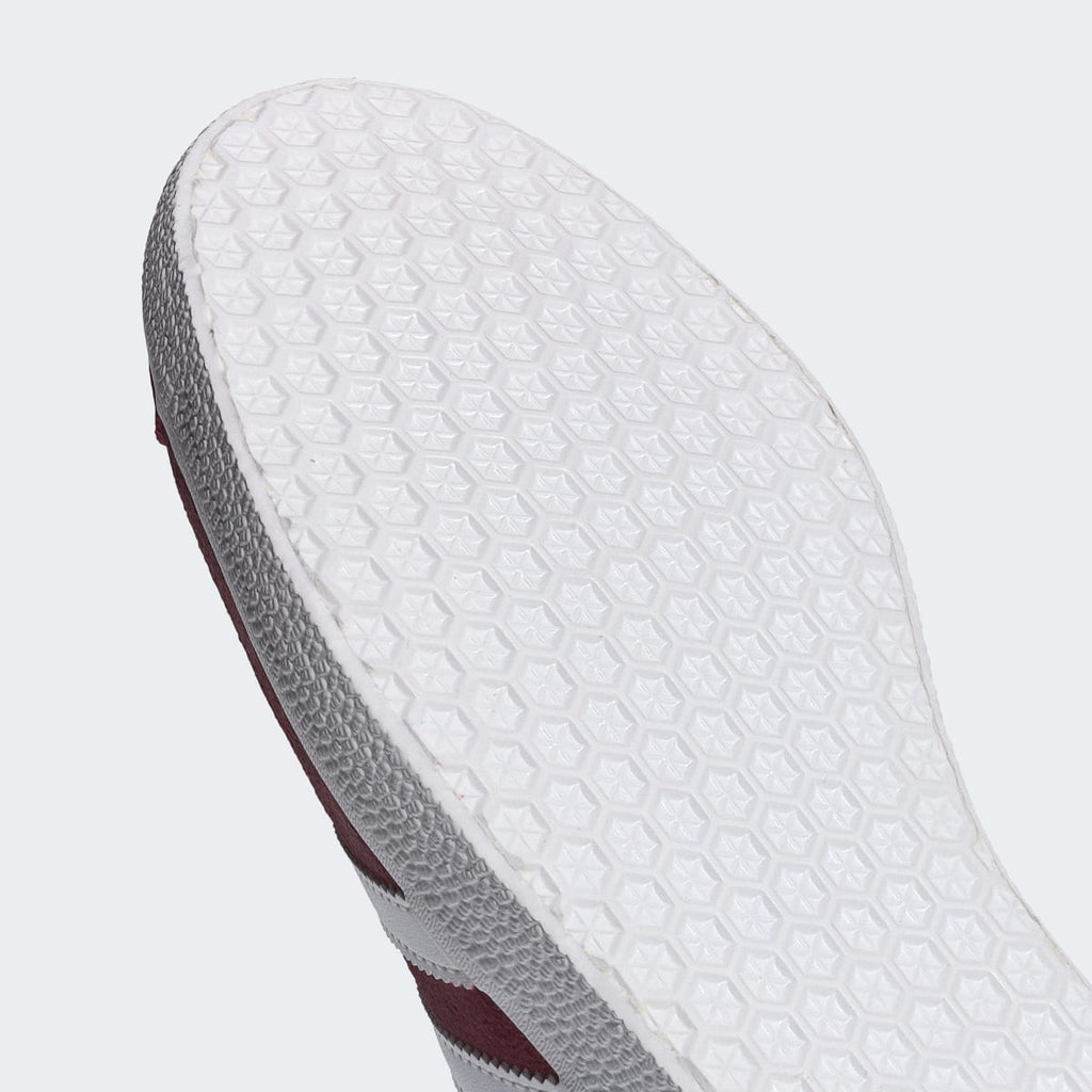 Adidas Women's Gazelle Shoes - Collegiate Burgundy / Cloud White / Gold Metallic - Image 9