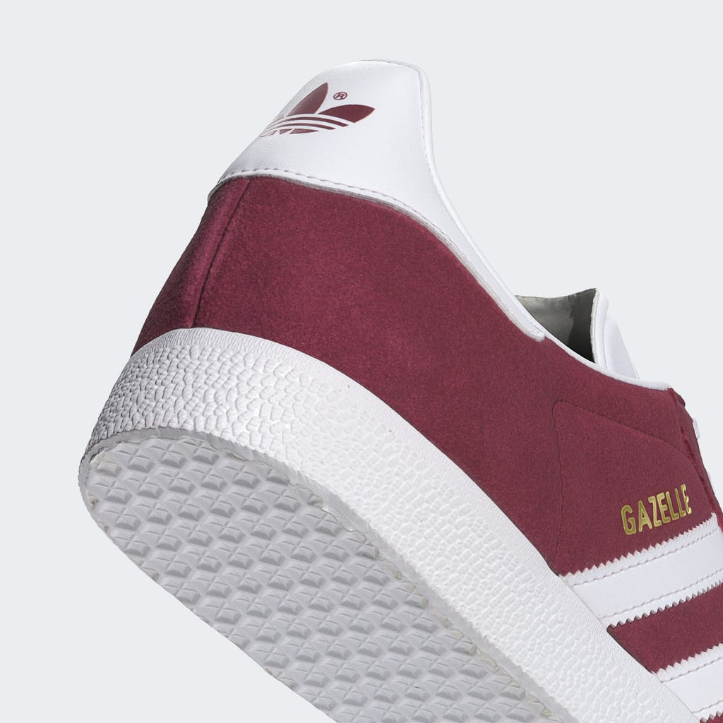 Adidas Men's Gazelle Shoes - Collegiate Burgundy / Cloud White / Gold Metallic - Image 10