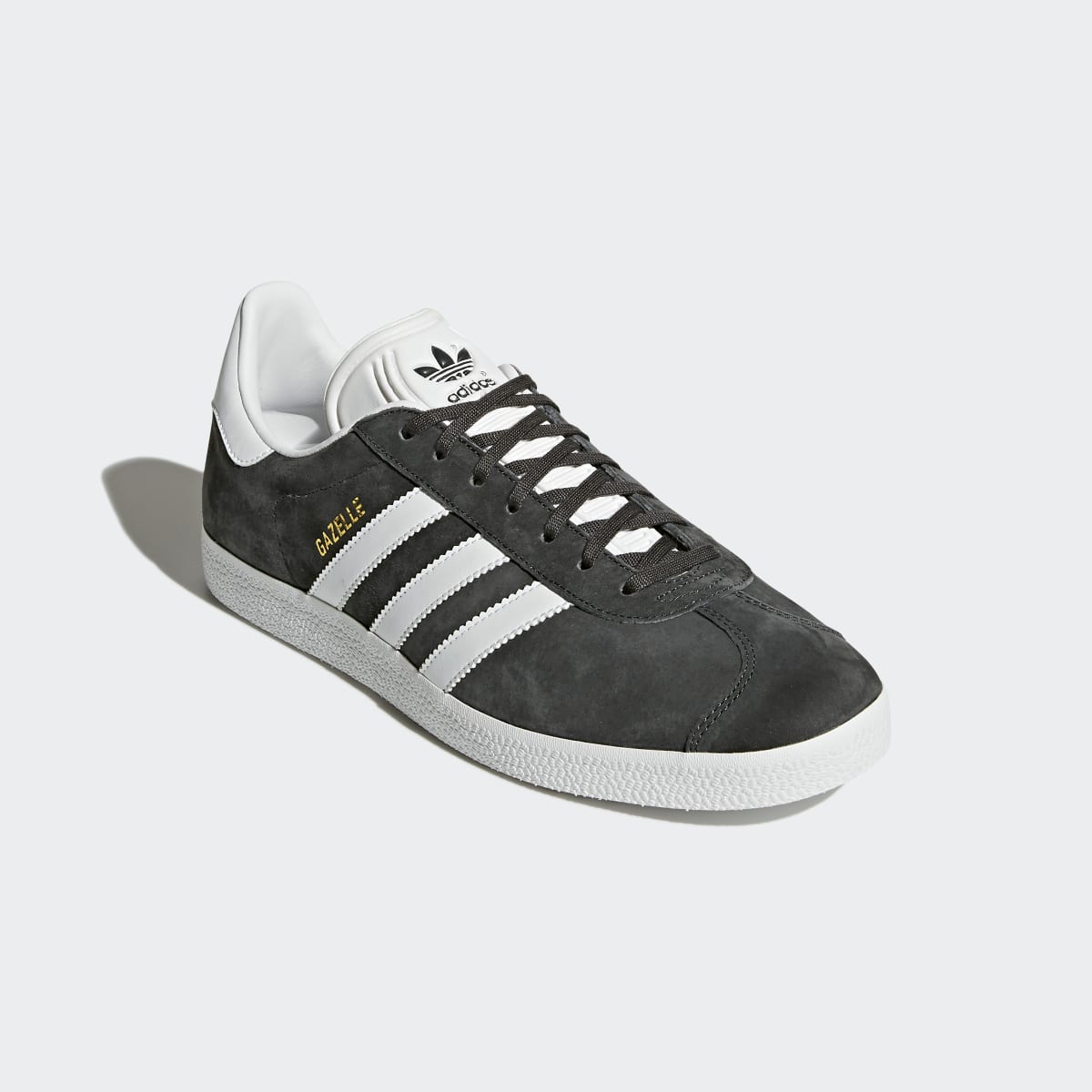 Adidas Women's Gazelle Shoes - Dgh Solid Grey / White / Gold Metallic - Image 5