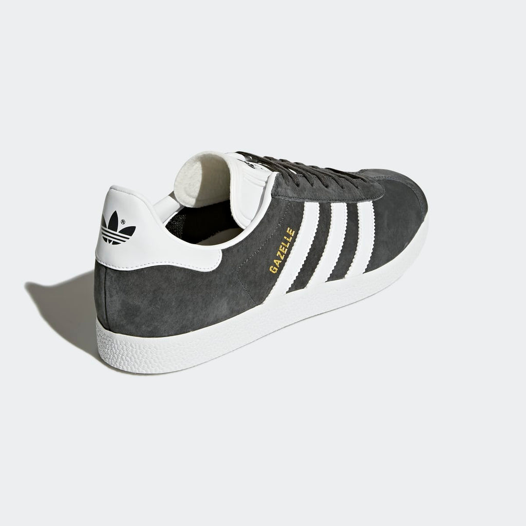 Adidas Men's Gazelle Shoes - Dgh Solid Grey / White / Gold Metallic - Image 6