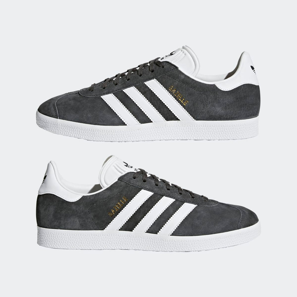 Adidas Women's Gazelle Shoes - Dgh Solid Grey / White / Gold Metallic - Image 8