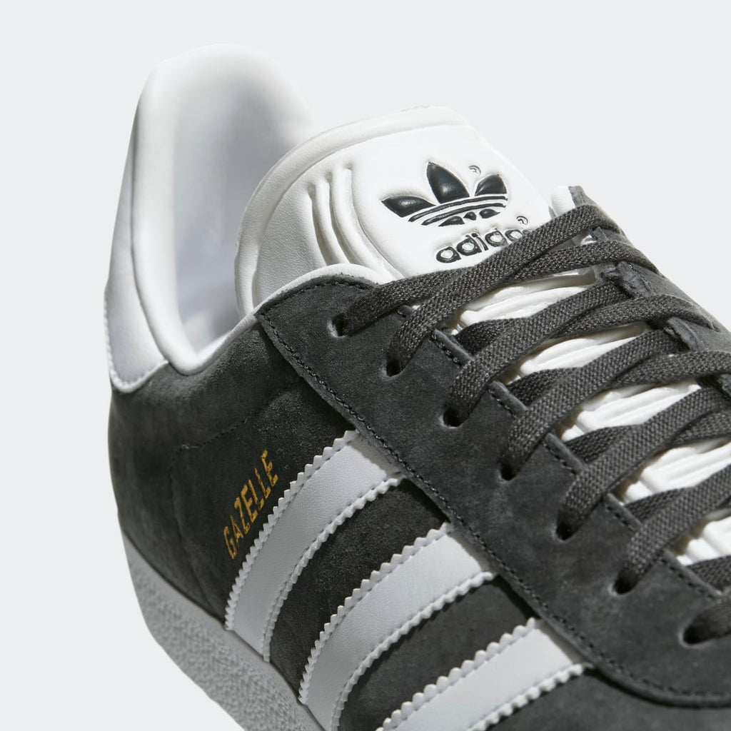 Adidas Men's Gazelle Shoes - Dgh Solid Grey / White / Gold Metallic - Image 9