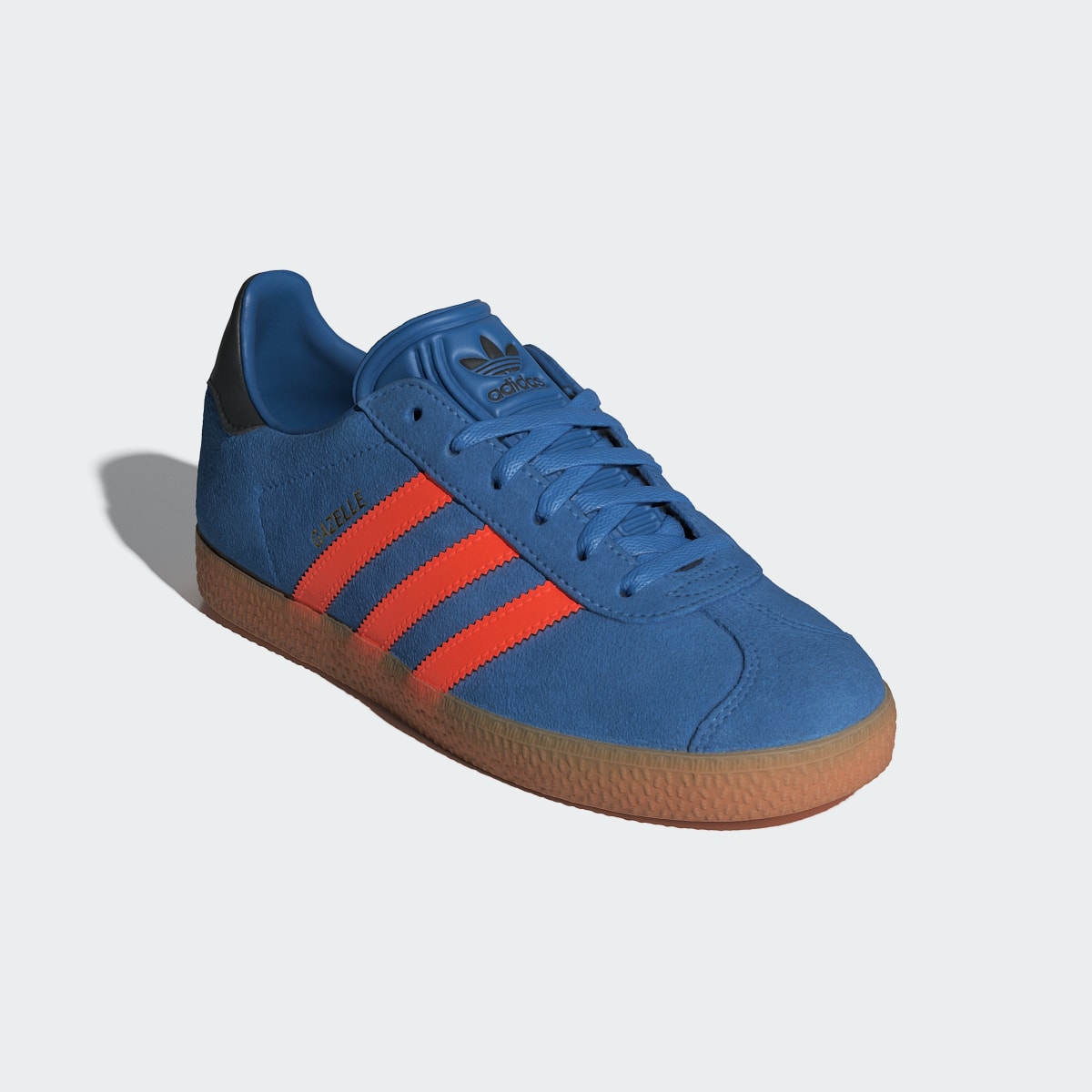 Adidas Kids' Gazelle Shoes Kids - Focus Blue / Solar Orange / Core Black - Image 5
