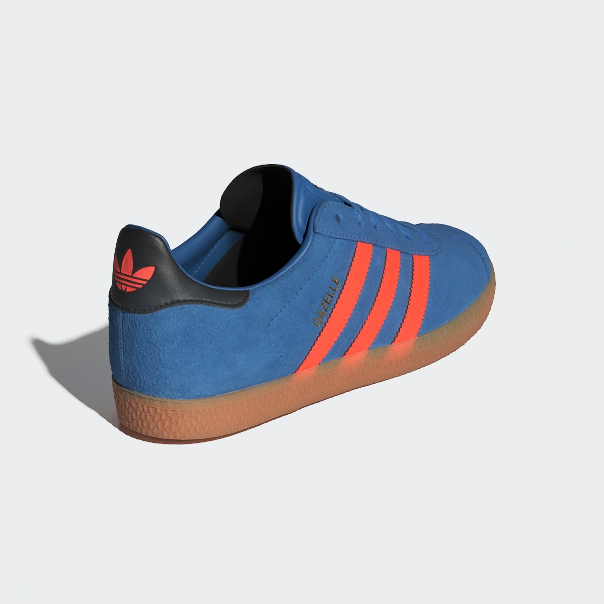 Adidas Kids' Gazelle Shoes Kids - Focus Blue / Solar Orange / Core Black - Image 6
