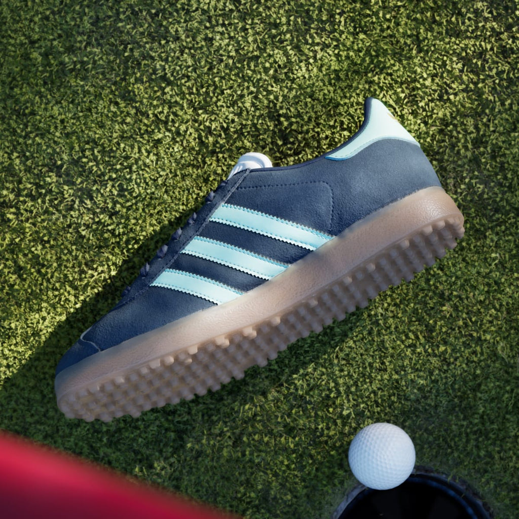 Adidas Men's Gazelle Spikeless Golf Shoes - Night Indigo / Clear Mint / Cloud White - Image 7