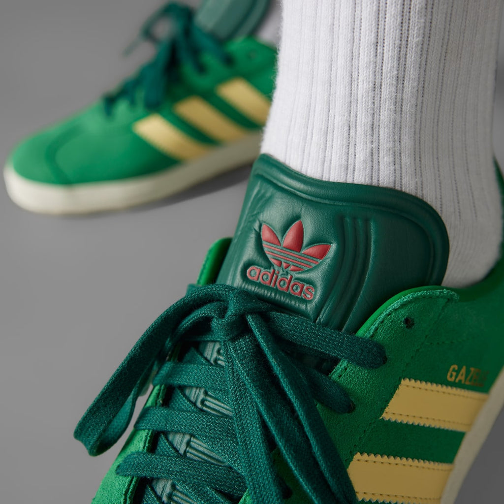Adidas Men's Gazelle Spikeless Golf Shoes - Green / Almost Yellow / Collegiate Green - Image 9