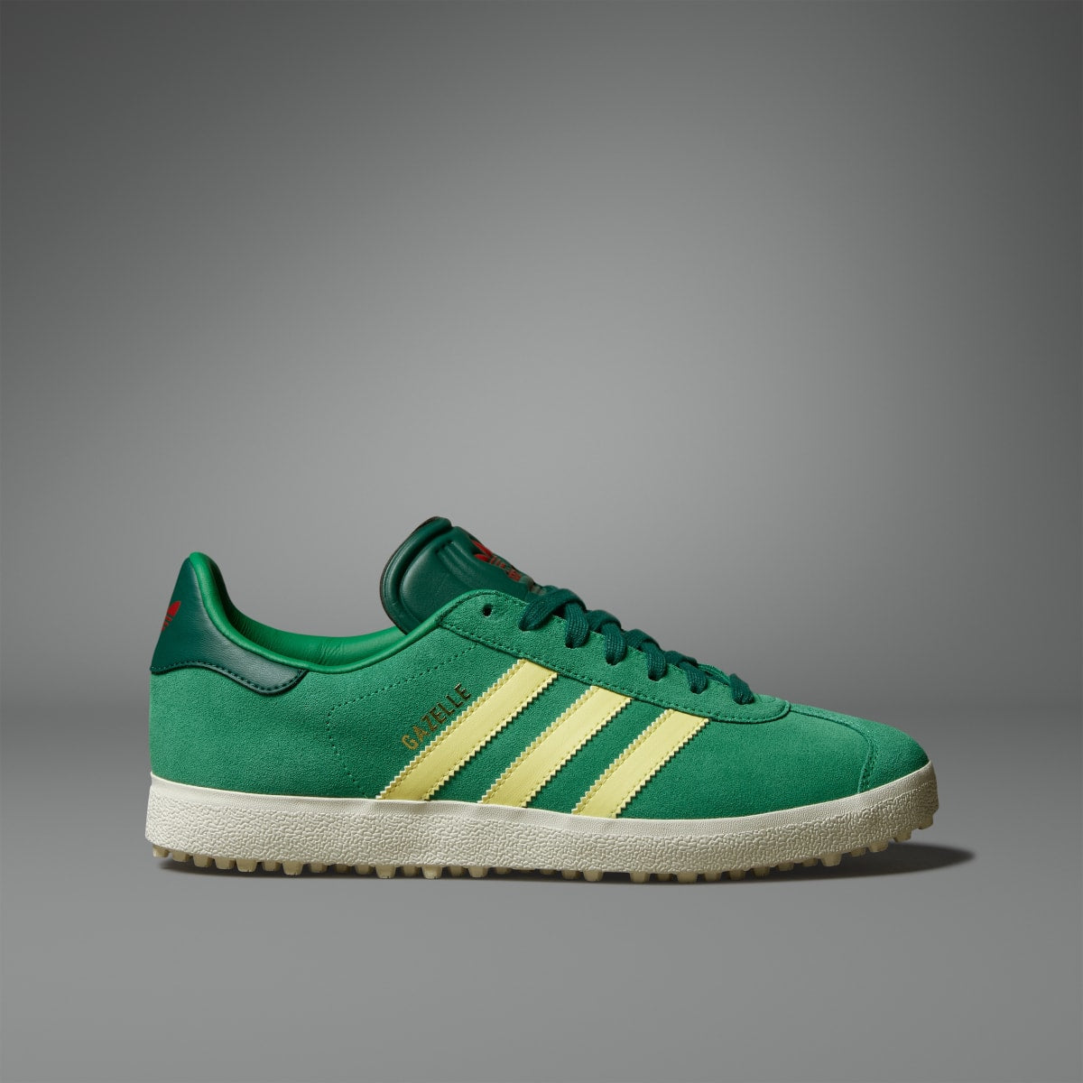 Adidas Women's Gazelle Spikeless Golf Shoes - Green / Almost Yellow / Collegiate Green - Image 3