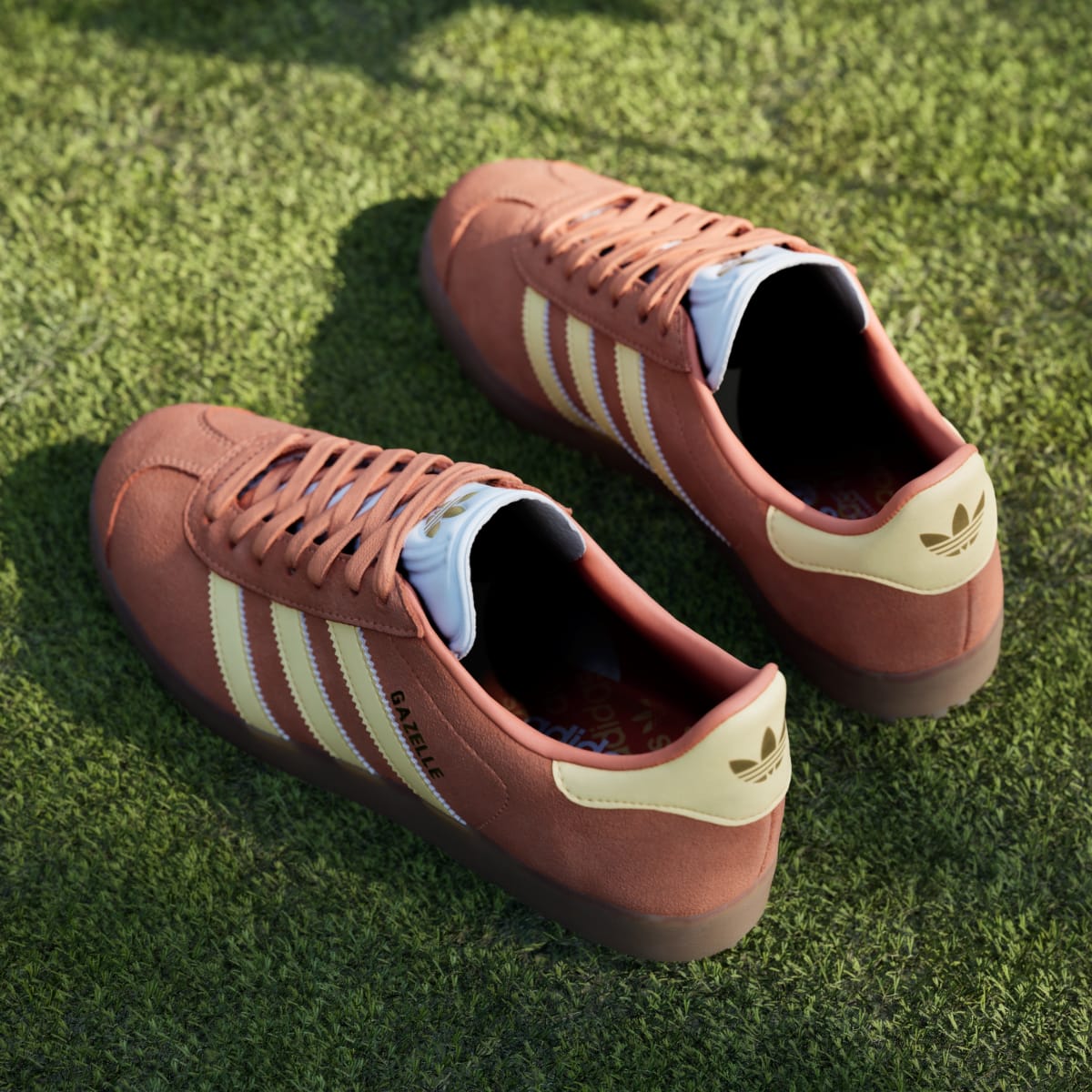 Adidas Men's Gazelle Spikeless Golf Shoes - Dusky Orange / Ice Tangerine / Cloud White - Image 8