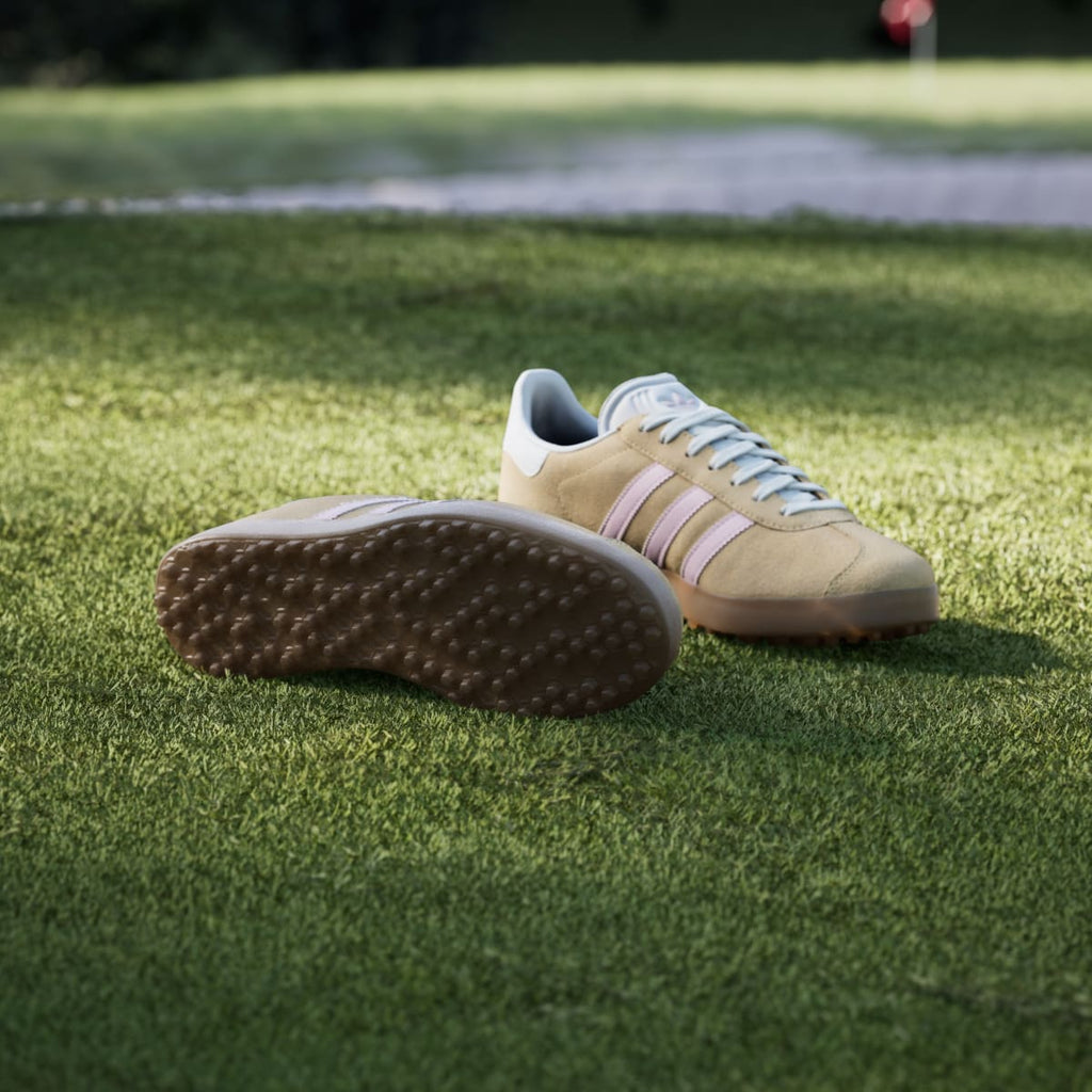 Adidas Women's Gazelle Spikeless Golf Shoes - Ice Tangerine / Clear Pink / Cloud White - Image 4