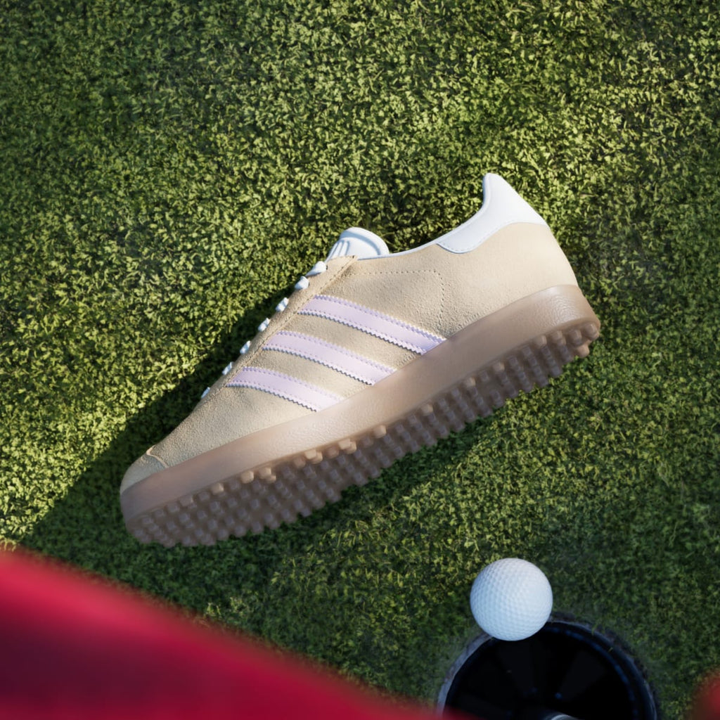 Adidas Women's Gazelle Spikeless Golf Shoes - Ice Tangerine / Clear Pink / Cloud White - Image 7