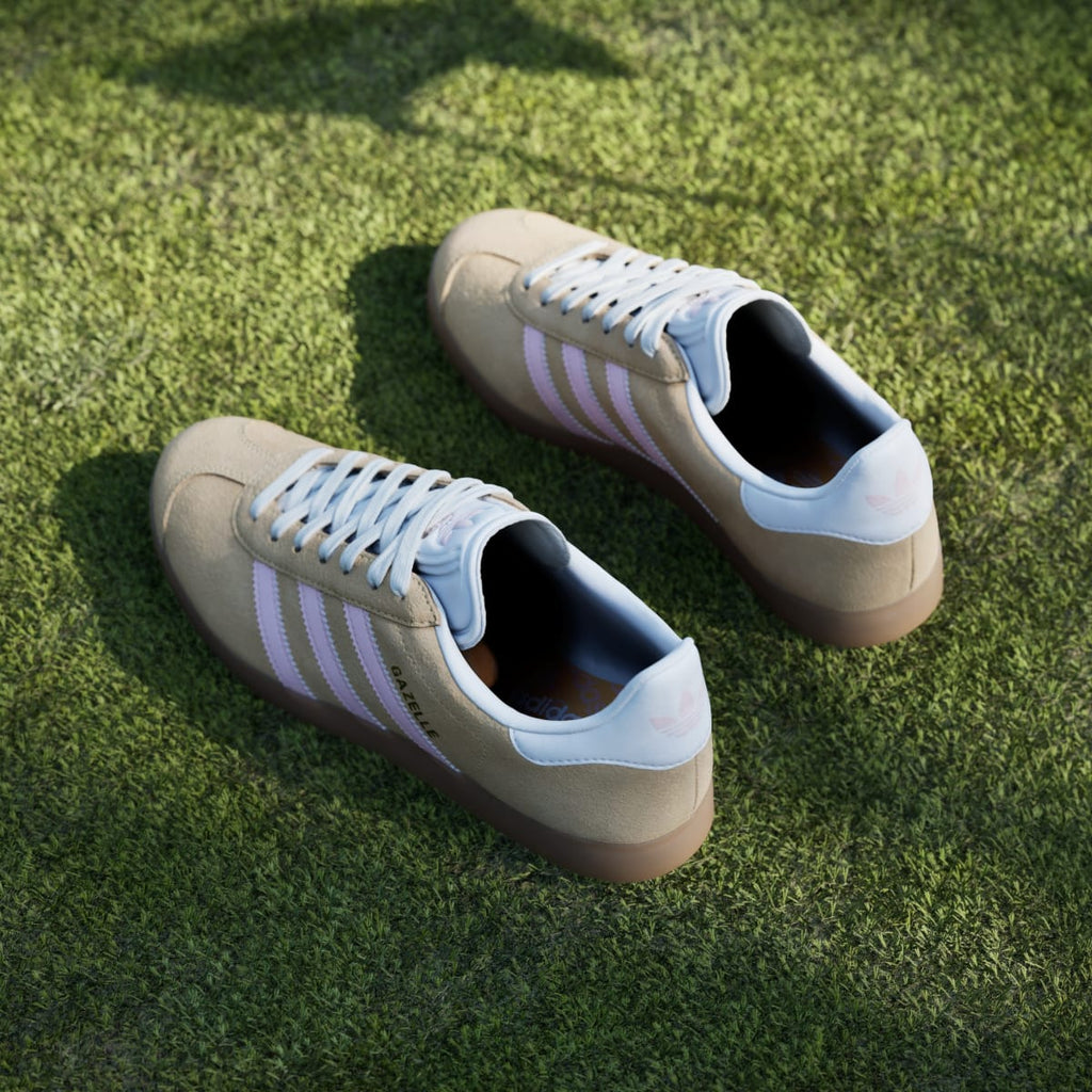 Adidas Women's Gazelle Spikeless Golf Shoes - Ice Tangerine / Clear Pink / Cloud White - Image 8