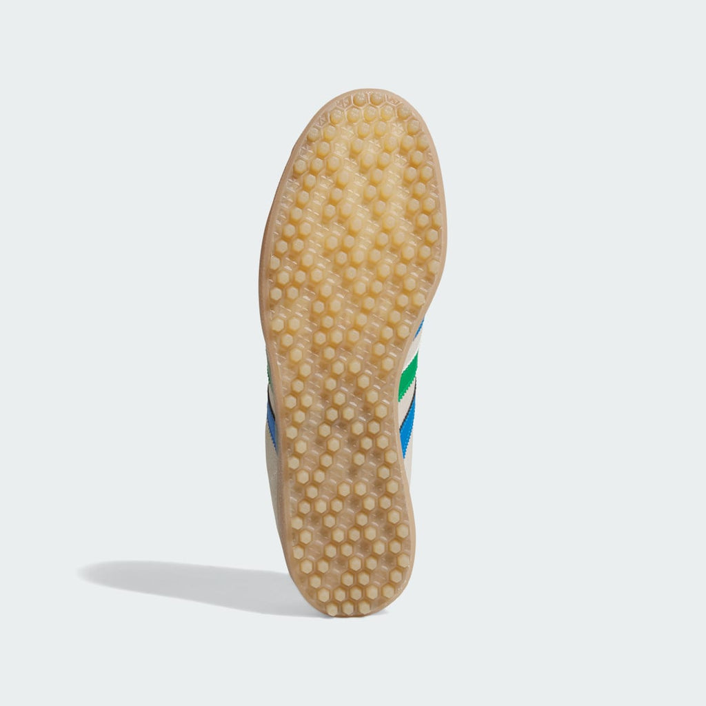 Adidas Women's Gazelle Spikeless Golf Shoes - Chalk White / Green / Blue Bird - Image 3