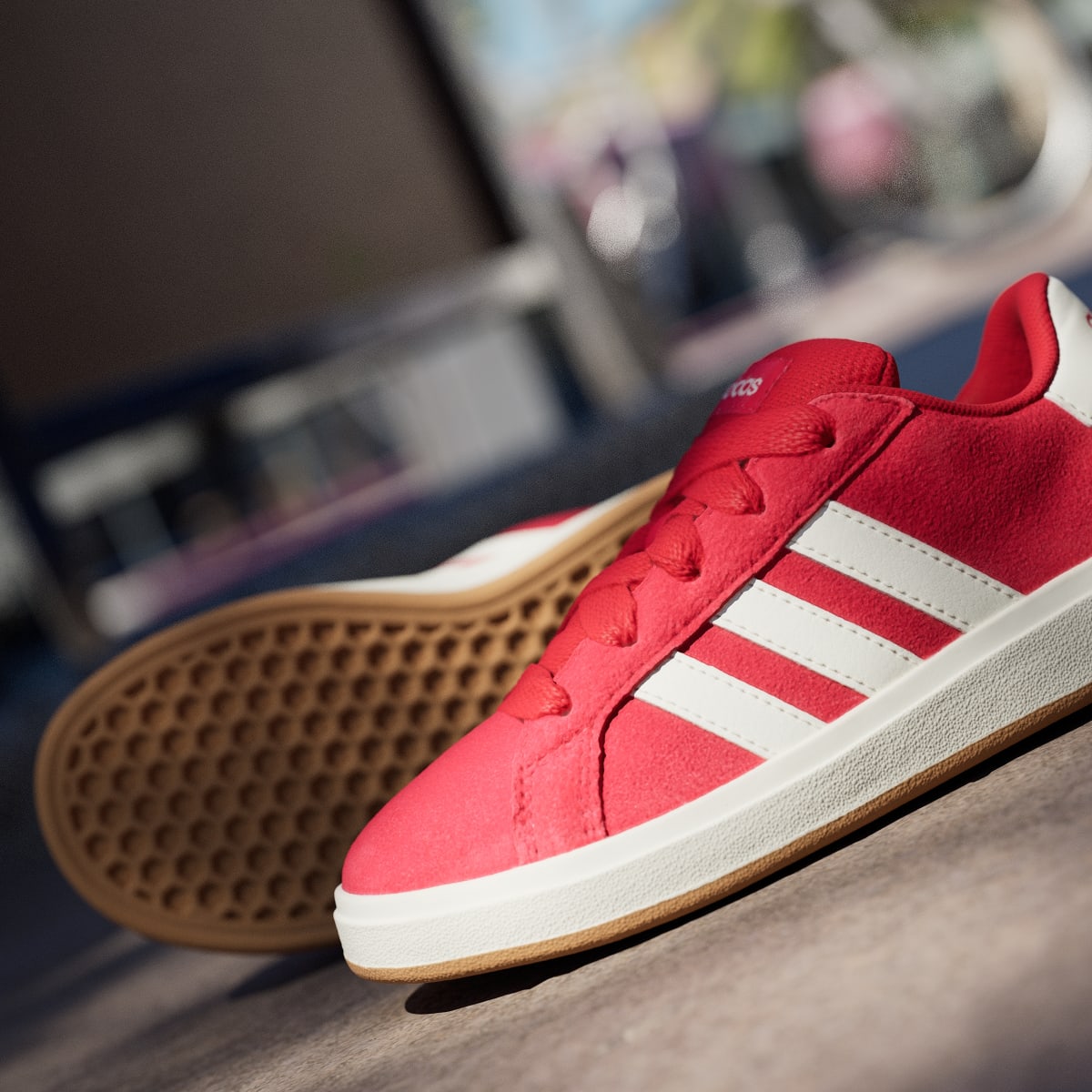 Adidas Kids' Grand Court 00s Shoes Kids - Better Scarlet / Off White / Better Scarlet - Image 10