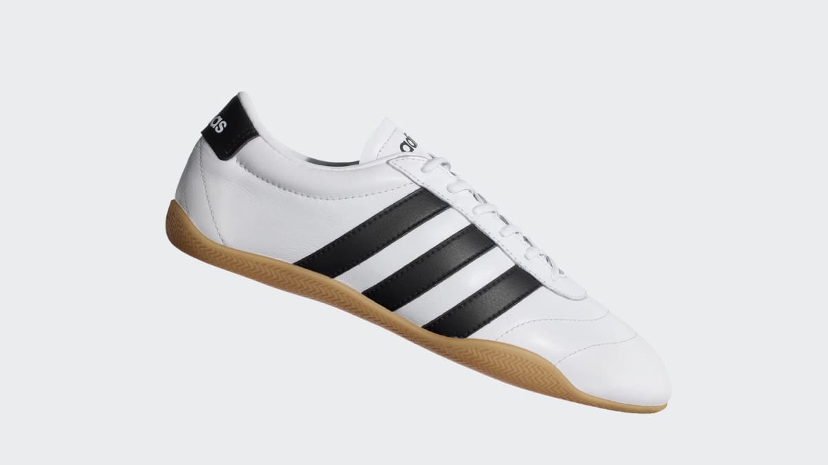 Adidas Women's Grand Court Lo Shoes - Cloud White / Core Black / Gum - Image 2