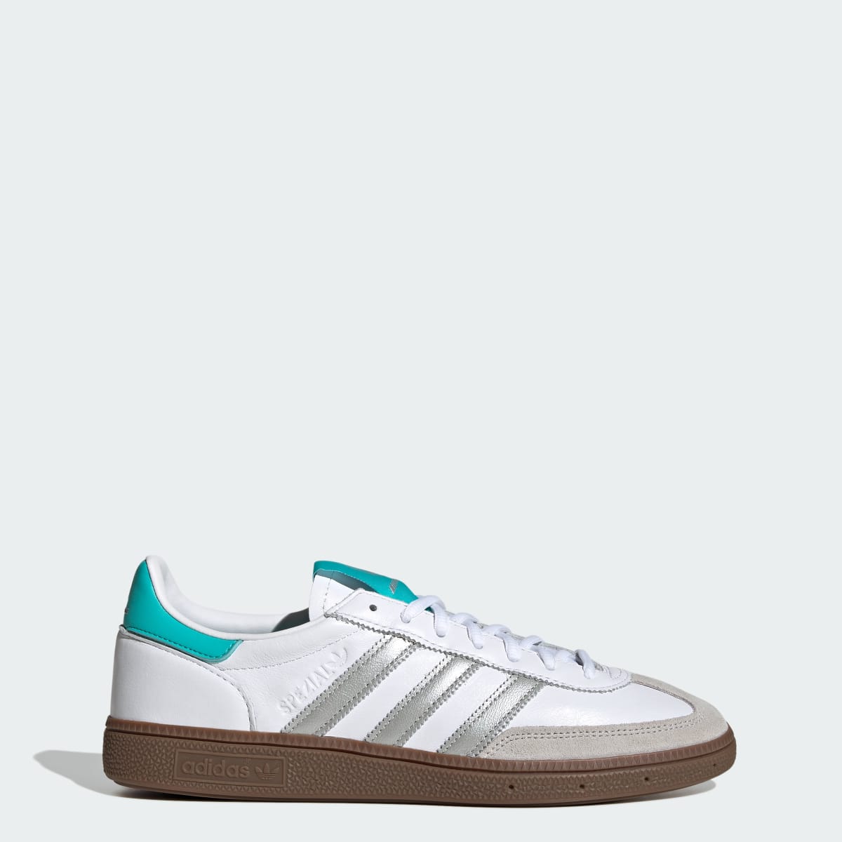 Adidas Men's HANDBALL SPEZIAL MERCEDES SHOES - Cloud White / Silver Metallic / Gum - Image 1