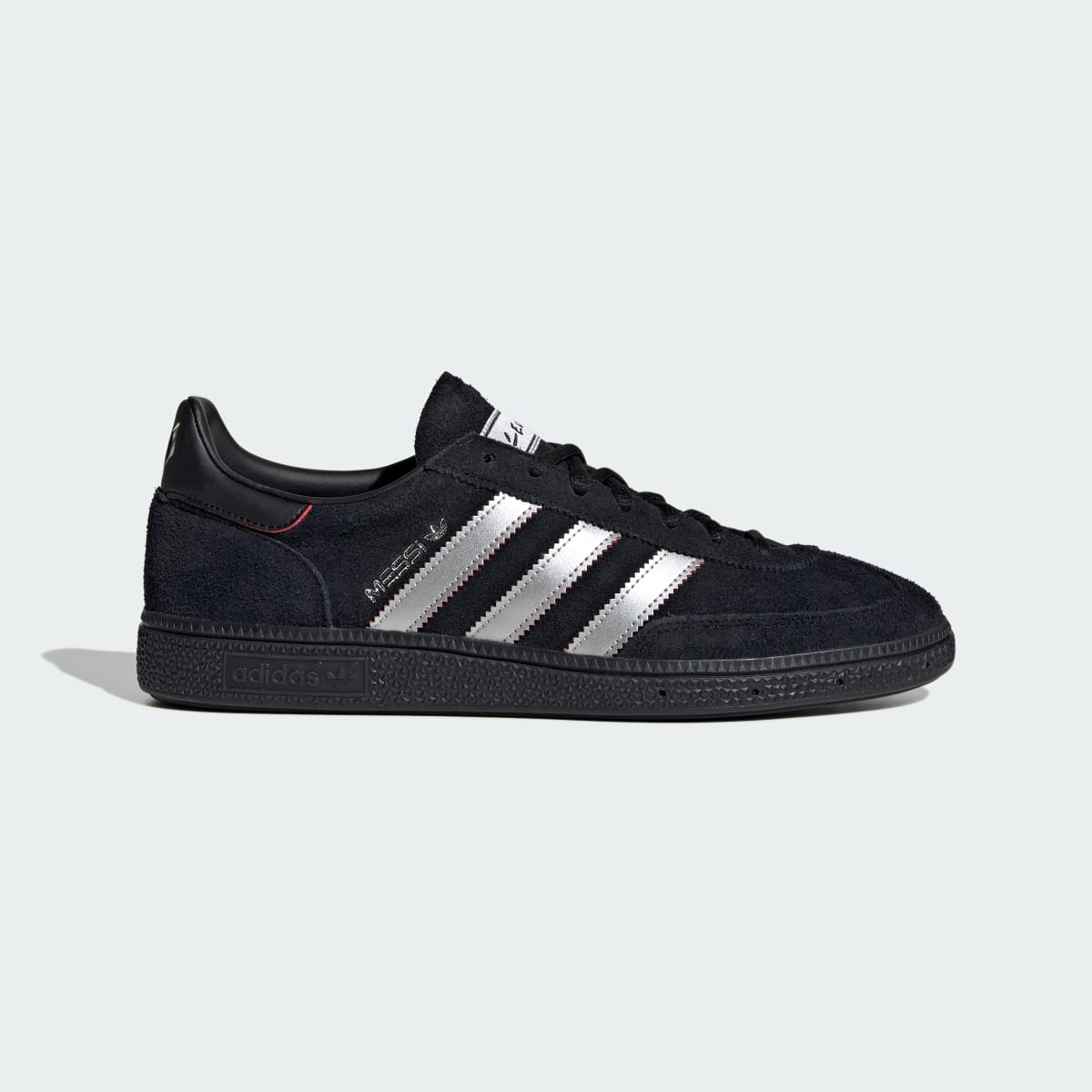 Adidas Women's HANDBALL SPEZIAL MESSI Shoes - Core Black / Silver Metallic / Pure Ruby - Image 2