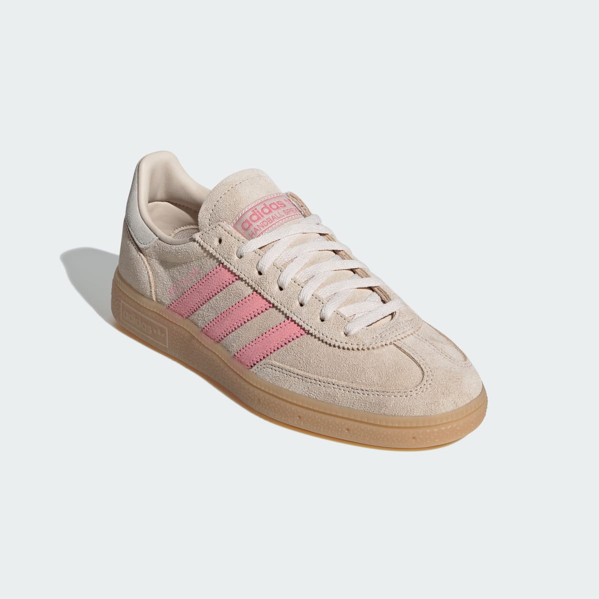 Adidas Women's HANDBALL SPEZIAL SHOES - Crystal Linen / Pink Spark / Wonder White - Image 5