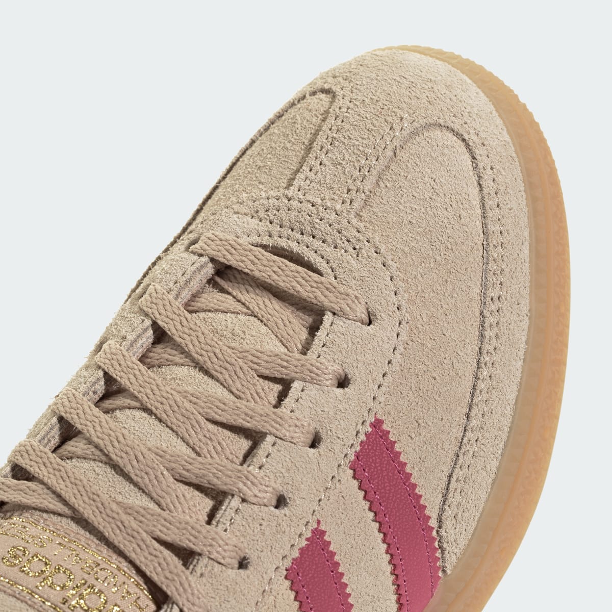 Adidas Women's HANDBALL SPEZIAL SHOES - Magic Beige / Dual Magenta / Gold Metallic - Image 7