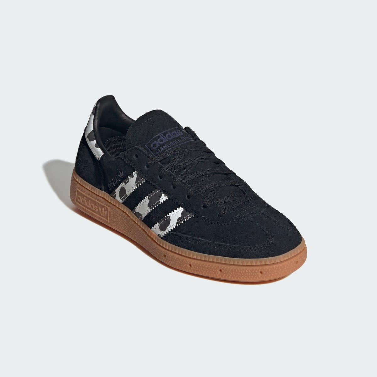 Adidas Kids' HANDBALL SPEZIAL SHOES - Core Black / Violet / Cloud White - Image 4