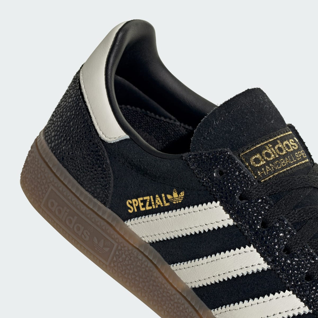 Adidas Women's HANDBALL SPEZIAL SHOES - Core Black / Cloud White / Gold Metallic - Image 8